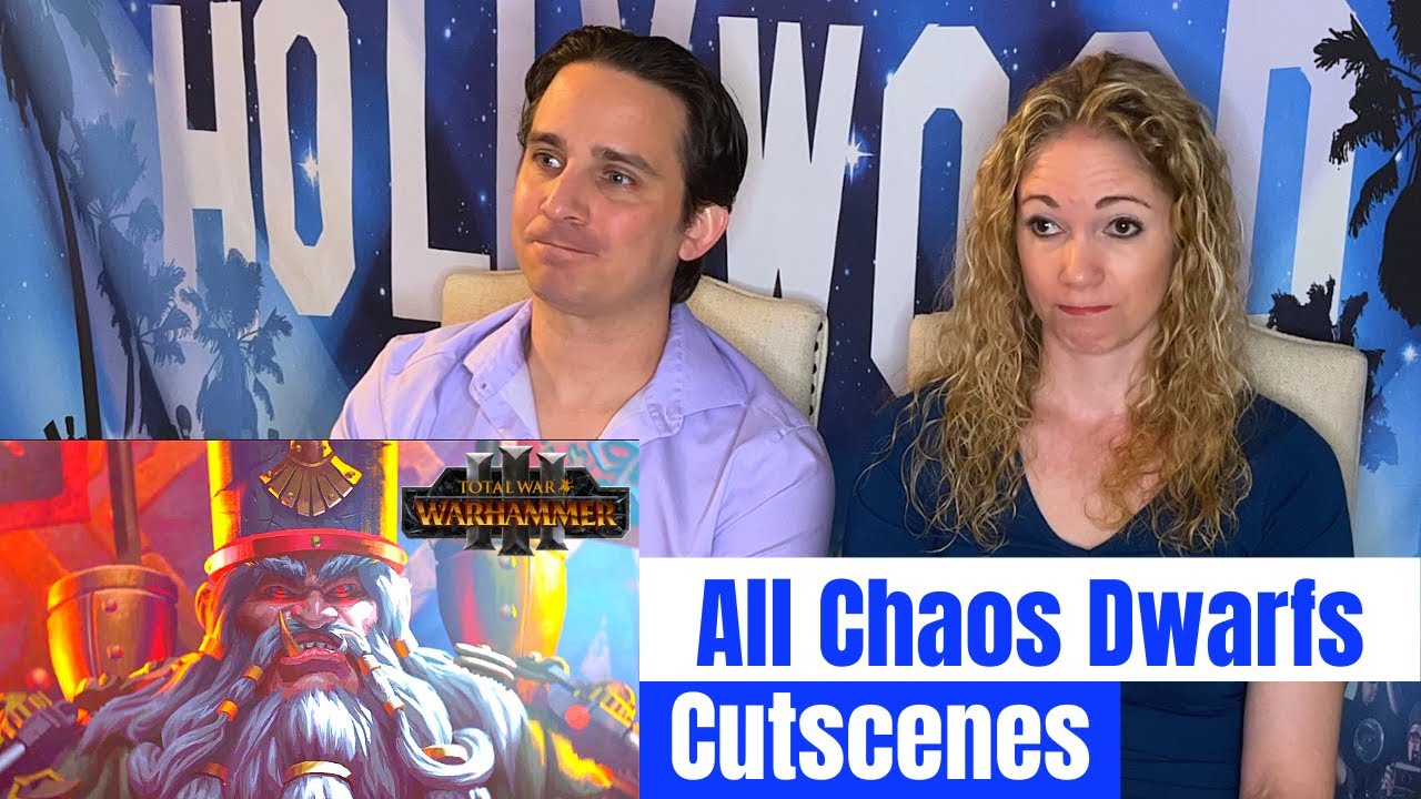 Total War Warhammer 3 Chaos Dwarfs All Cutscenes Reaction