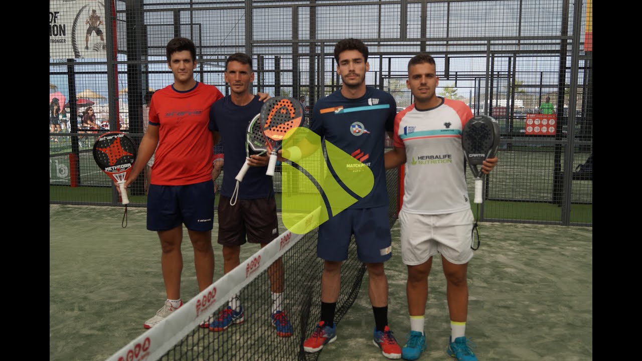 Vamos Pádel. Final entre Jose Solano y Miguel González contra Manu Fernández y Lauty Del Negro. CDA