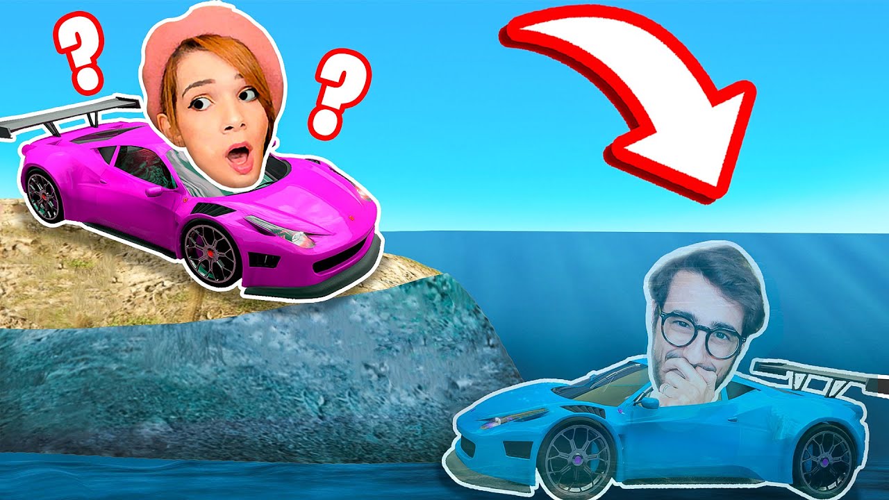 NASCONDINO CON LE AUTO IN CITTÀ CONTRO I MIEI AMICI! - GTA 5