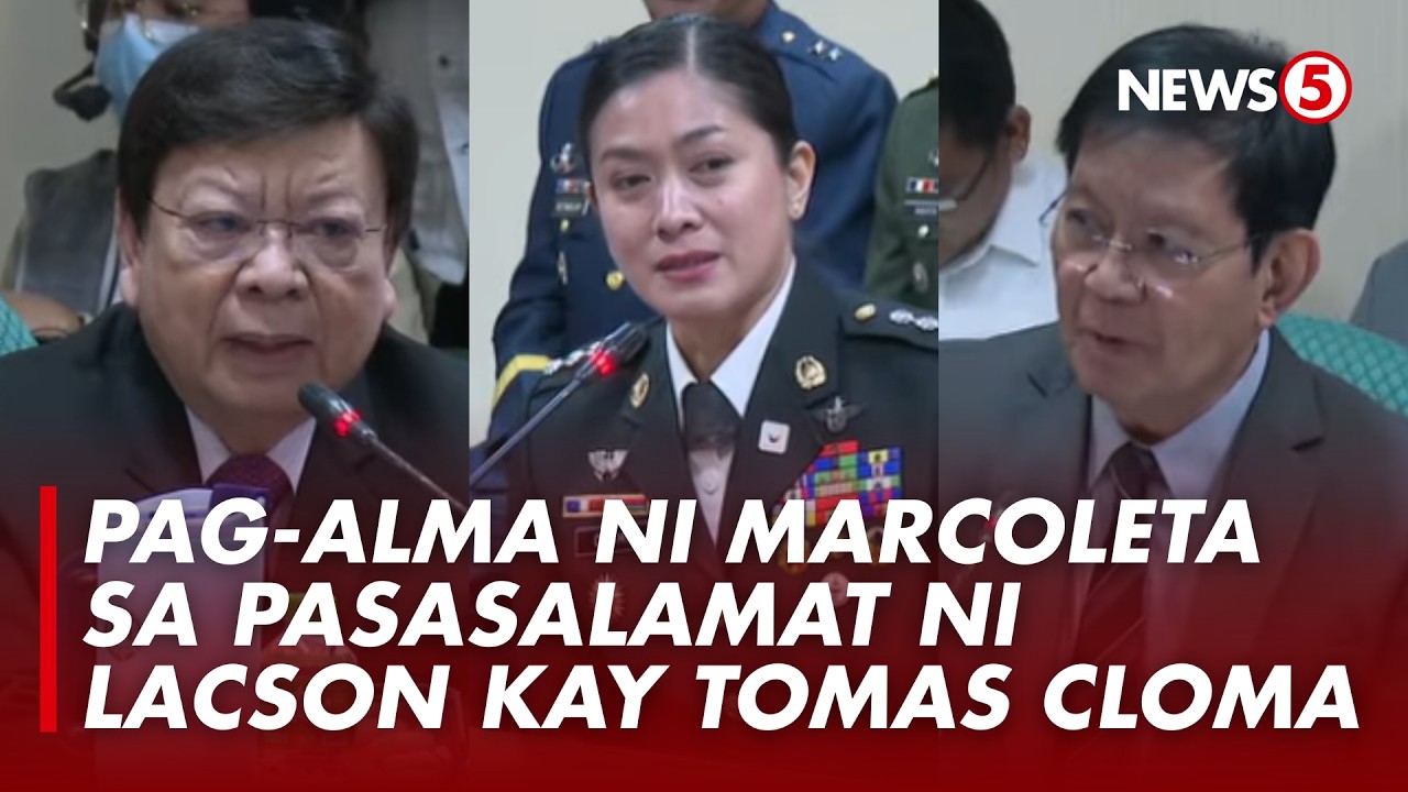 Pasasalamat ni Lacson kay Tomas Cloma sa harap ng asawa ng kadugo nito, inalmahan ni Marcoleta