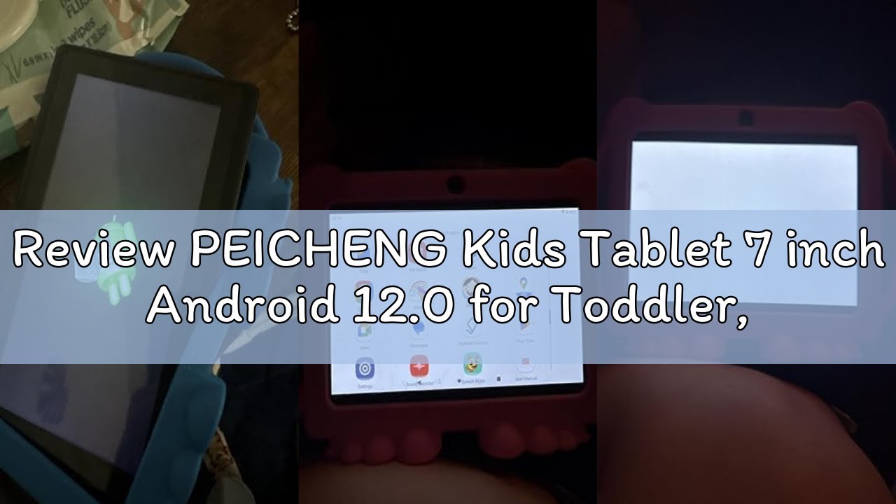 Review PEICHENG Kids Tablet 7 inch Android 12.0 for Toddler, 4GB RAM 32GB ROM Bluetooth IPS Screen P