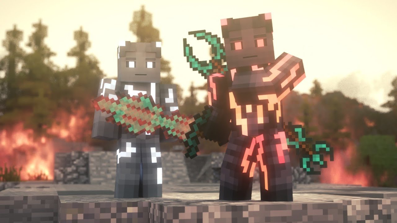 Songs of war senn and deathsinger Minecraft Animation songs of war