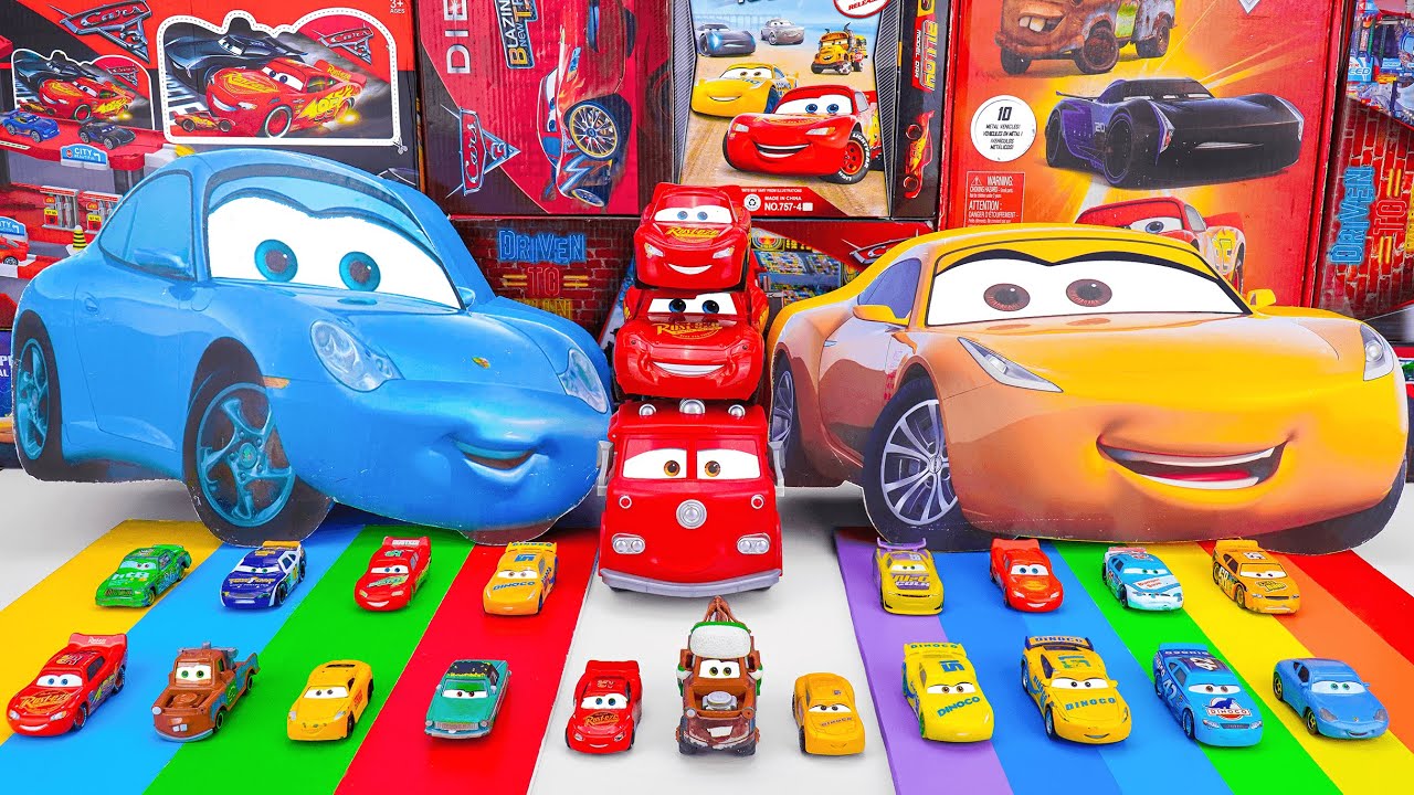 Disney Pixar Cars Unboxing Review l Lightning McQueen Bubble RC Car Racing | Monster Truck ASMR