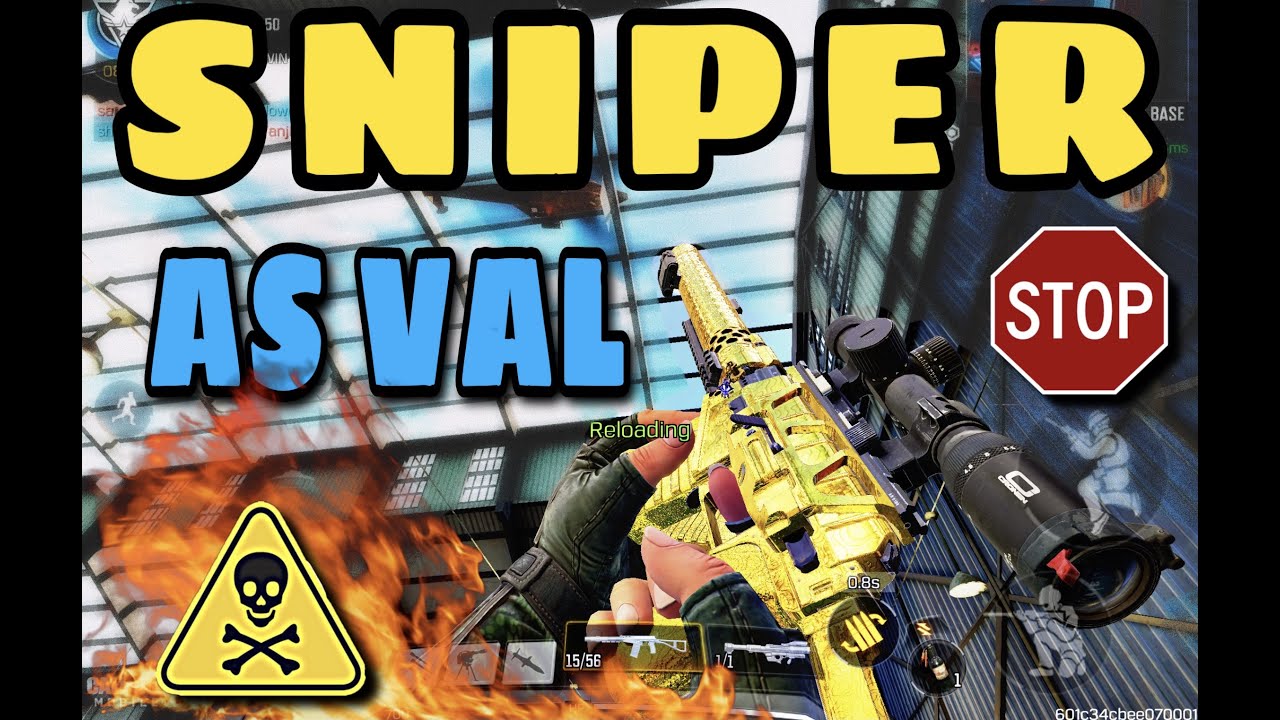 I MADE THIS *AS VAL* MY NEW SNIPER WITH THIS GUNSMITH IN COD MOBILE!!