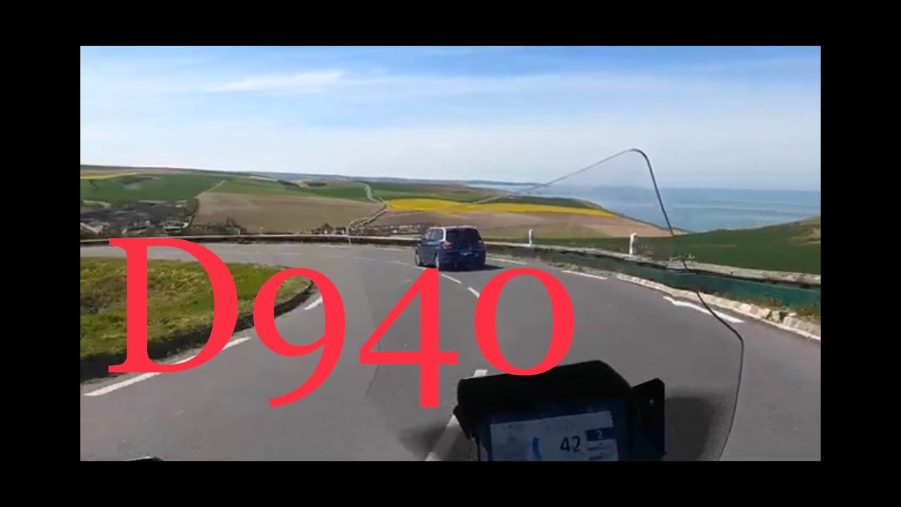 D940 - Stunning coastal (motorcycle) road in France - Pas-de-Calais, on my Honda NT1100