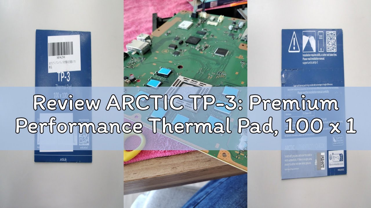 Review ARCTIC TP-3: Premium Performance Thermal Pad, 100 x 100 x 1.5 mm, (stackable to 2.0 mm withou