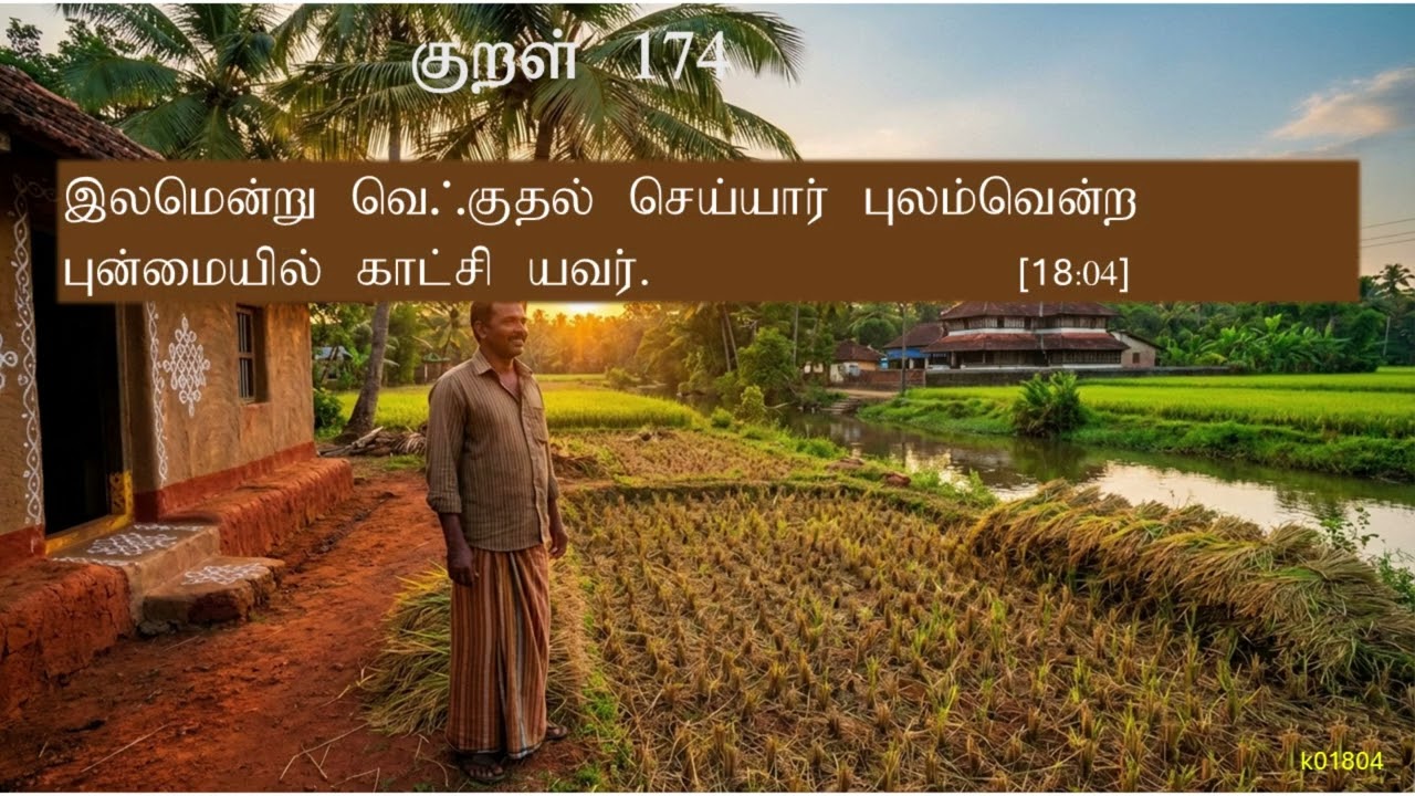 018S: வெஃகாமை  (பாடல் ) / Not Coveting