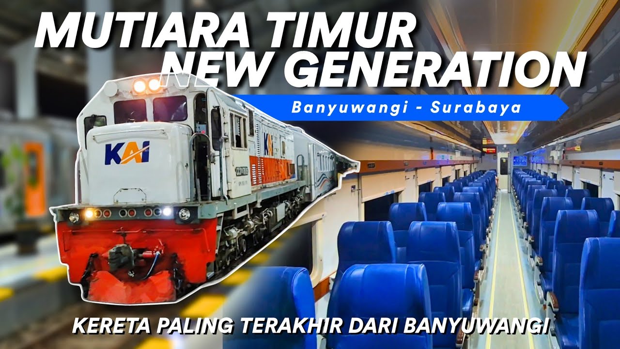 NGGAK KALAH NYAMAN DENGAN BISNIS‼️😍 Naik KA MUTIARA TIMUR Ekonomi New Generation Banyuwangi Surabaya