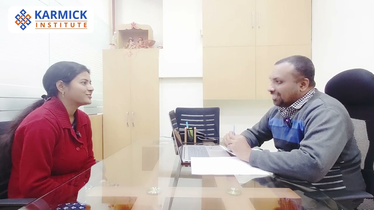 Digital Marketing Student Mock Interview Session at Karmick Institute