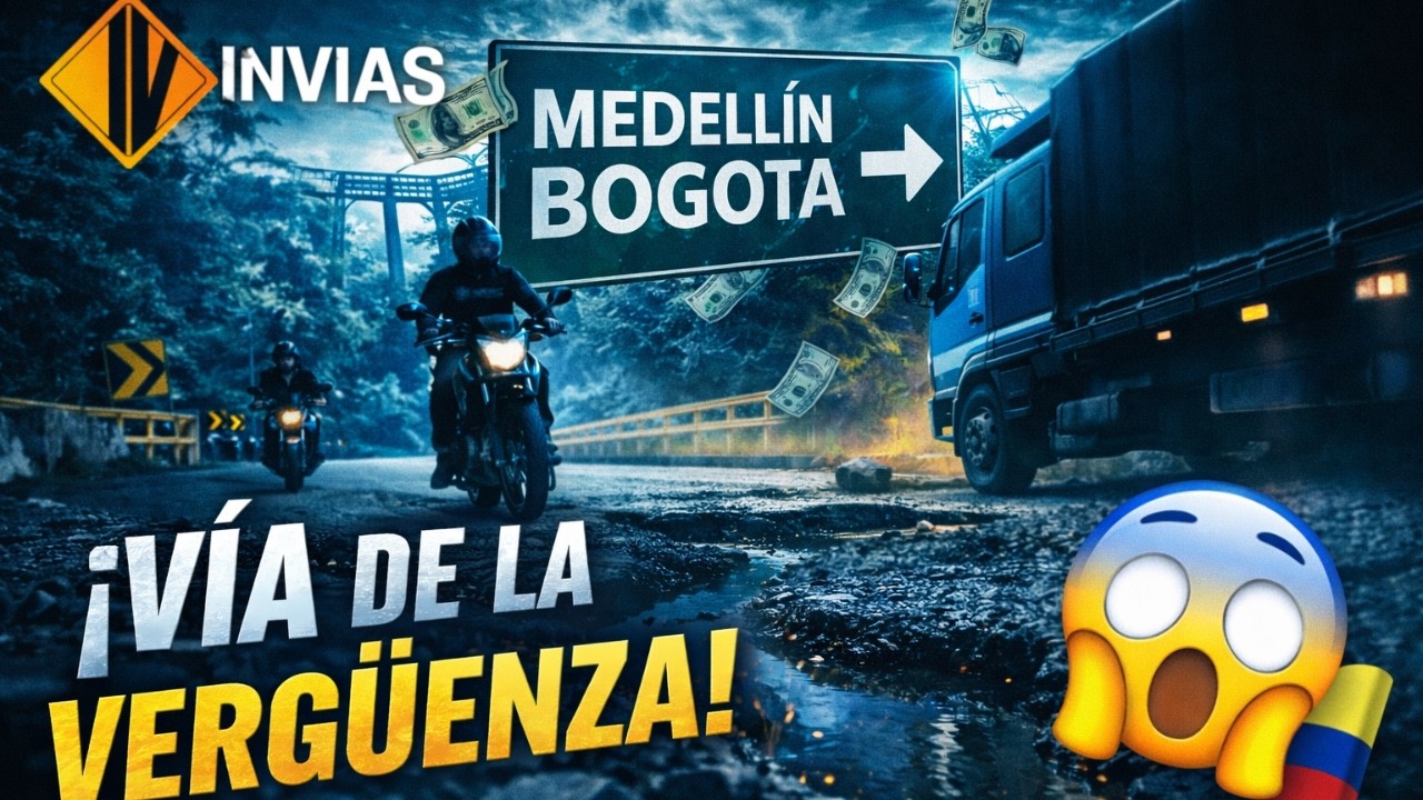 La VÍA Medellín–Bogotá es una VERGÜENZA 🇨🇴 | 86% en mal estado y $74.800 en peajes