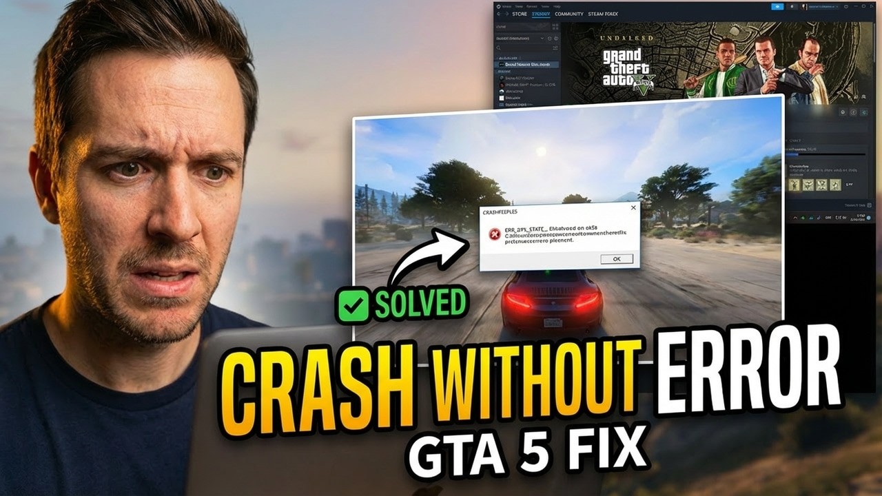How to Fix Game Crash without Error & ERR_GFX_STATE &ndash; GTA 5 Enhanced (100% Working 2026)