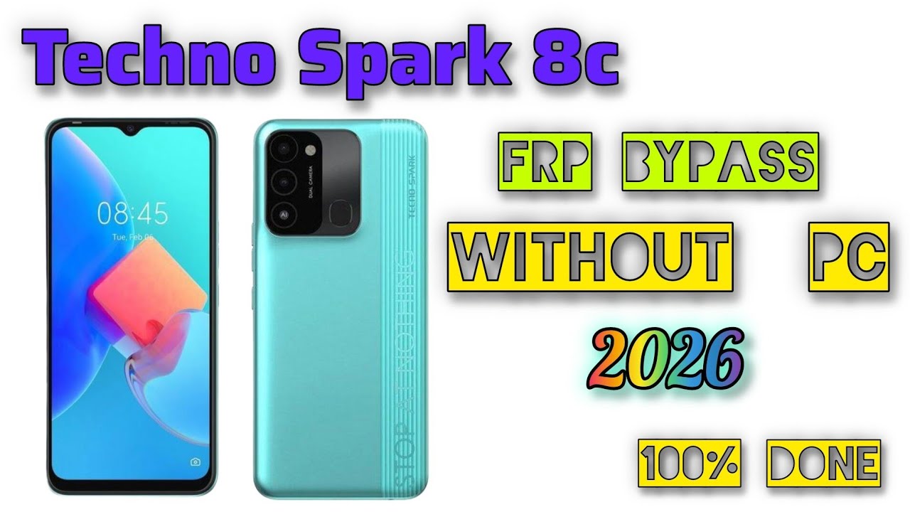 FRP Bypass TECHNO SPARK 8C (Kg5k) Without PC 2026 Method 