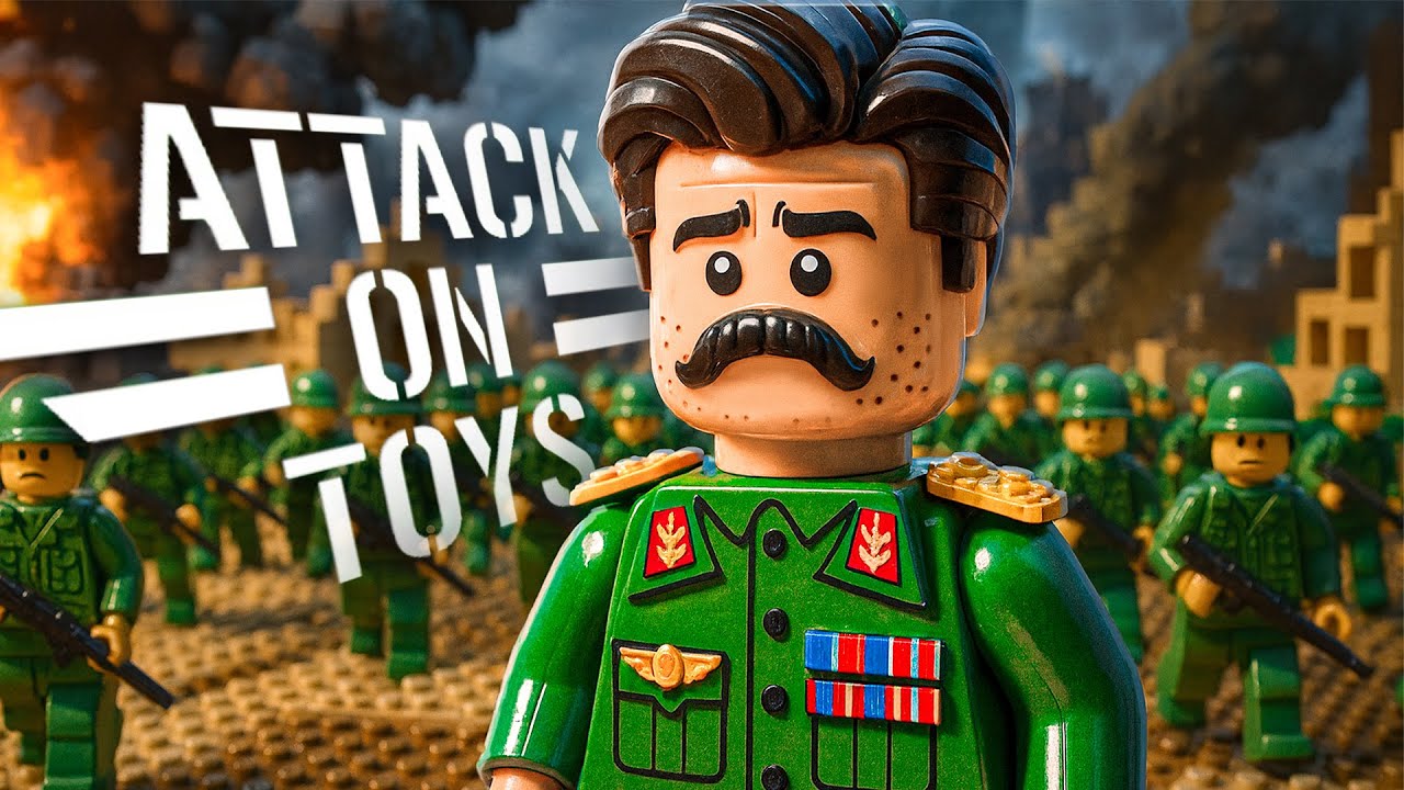 با نژاد لِگو ها به دشمن لشگرکشی کردیم ! ⚔️🔥 | Attack on Toys