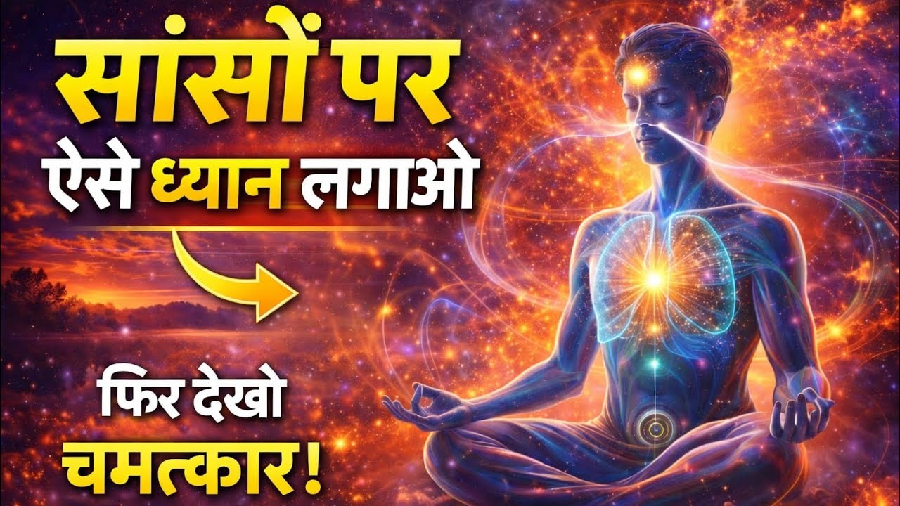 “सांसों पर ऐसे ध्यान लगाओ फिर देखो चमत्कार”