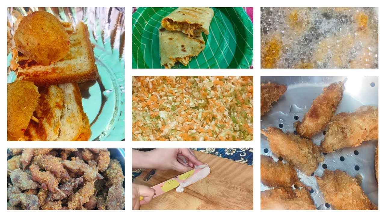 Recipes By me for food fest 🌷ll chicken sticks ✨ll chicken sandwich 🥪 ll mini shawarma 👩🏻‍🍳