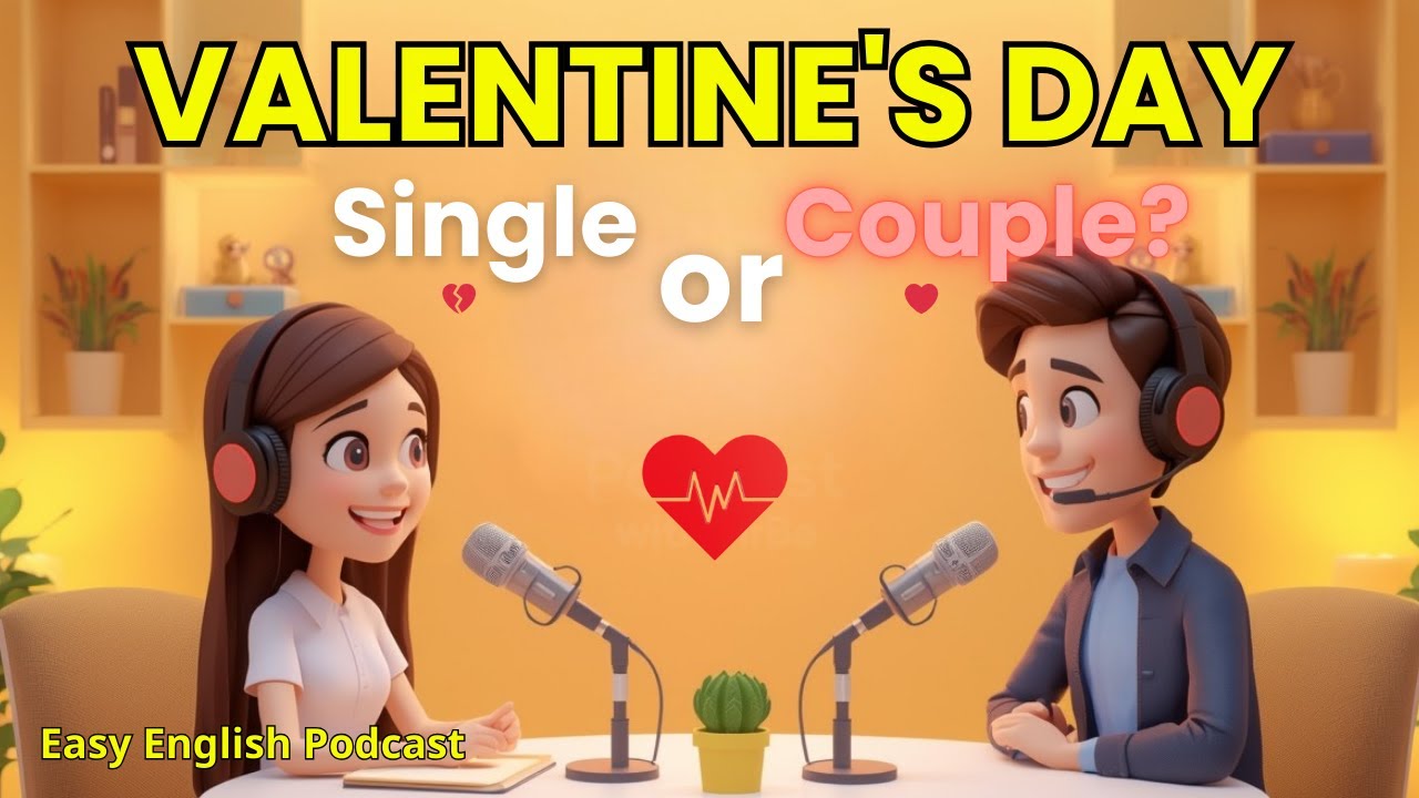 Valentine's Day English Conversation | Real Life English Speaking Practice for Learners