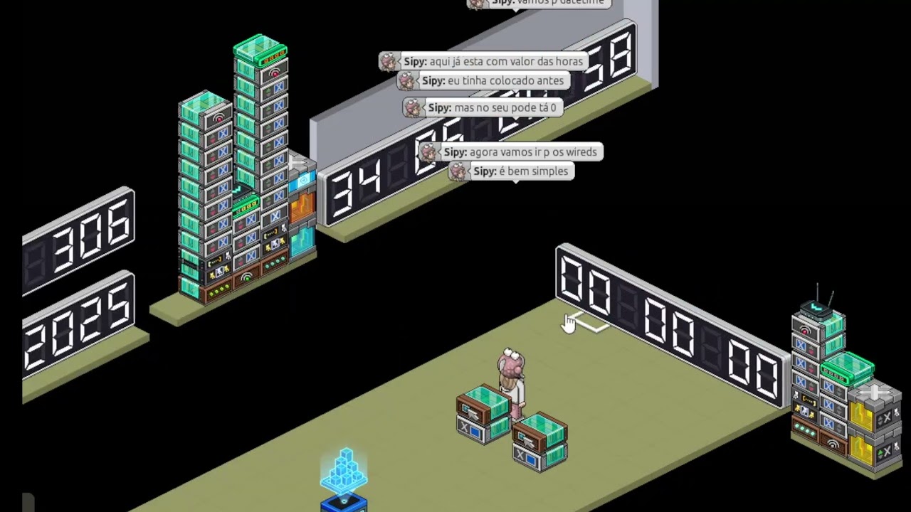 RELÓGIO AUTOMÁTICO HABBO
