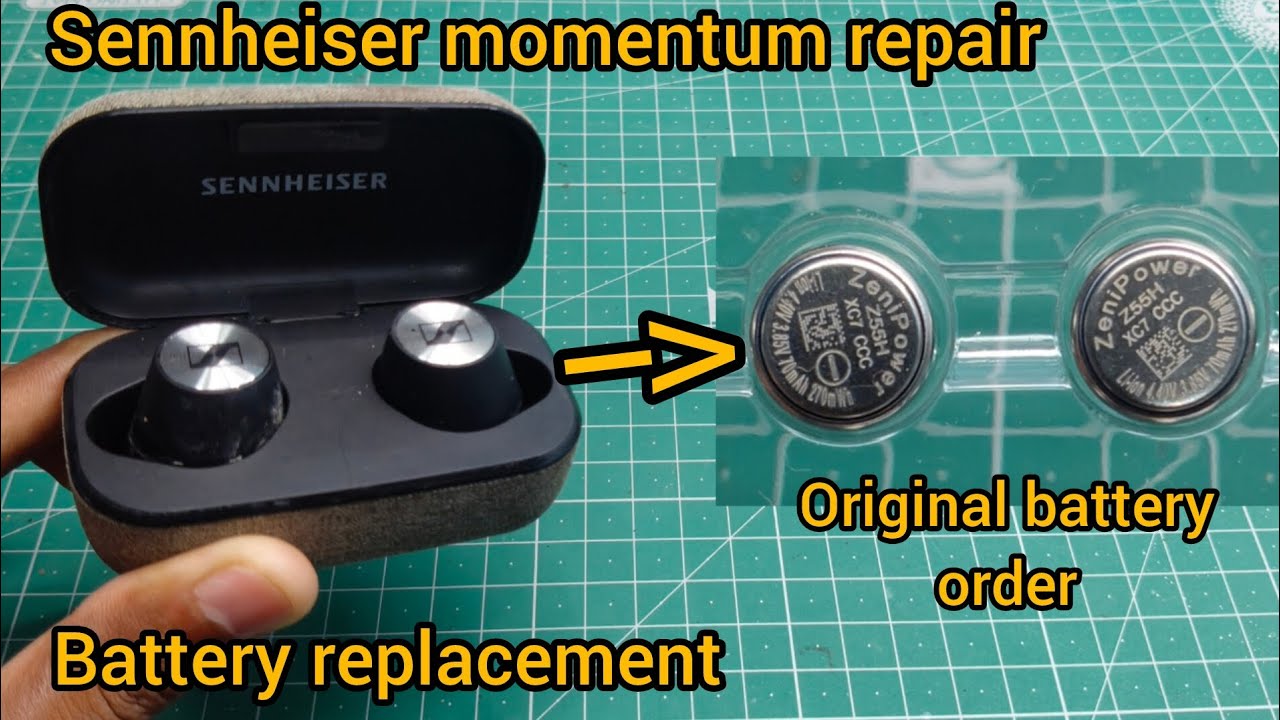 Sennheiser momentum trun battery replacement || orginal zeni power z55H battery replacement||TH24