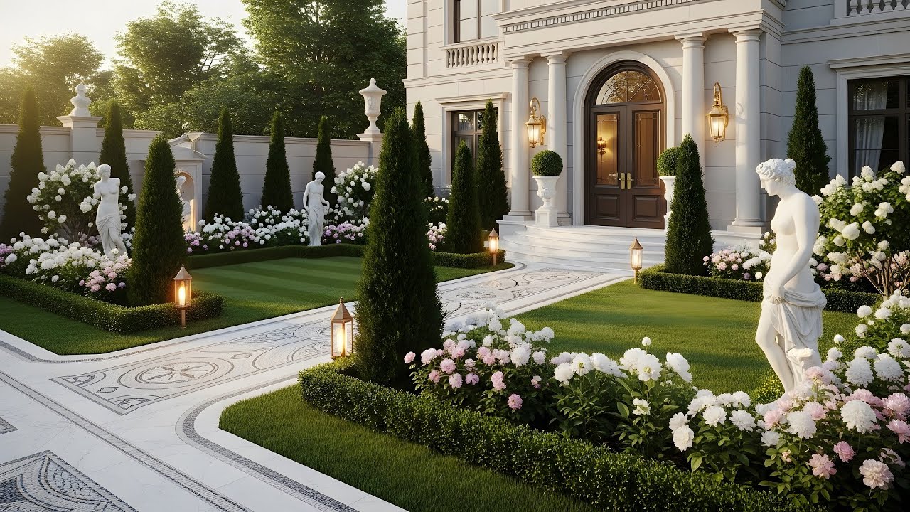 Contemporary Luxury Mansion | Elegant Lines and Grand Architectural Style 💫🏛️