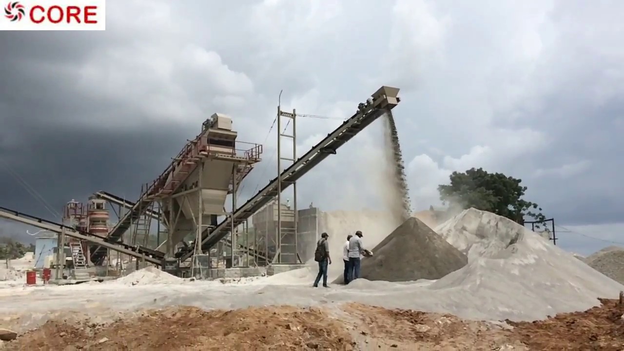 Core Sander Cone making M Sand in Granite