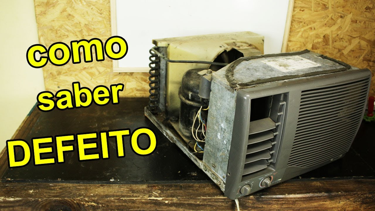 AR CONDICIONADO de janela não GELA - Identificando DEFEITOS mais COMUNS!