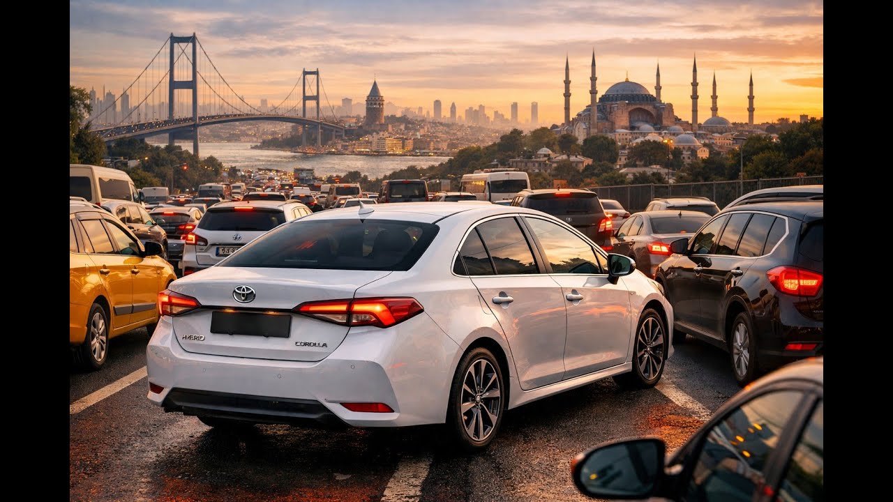 İstanbul'da bir garip hibrit sürücüsü _ Toyota Corolla Hybrid Dream X paket