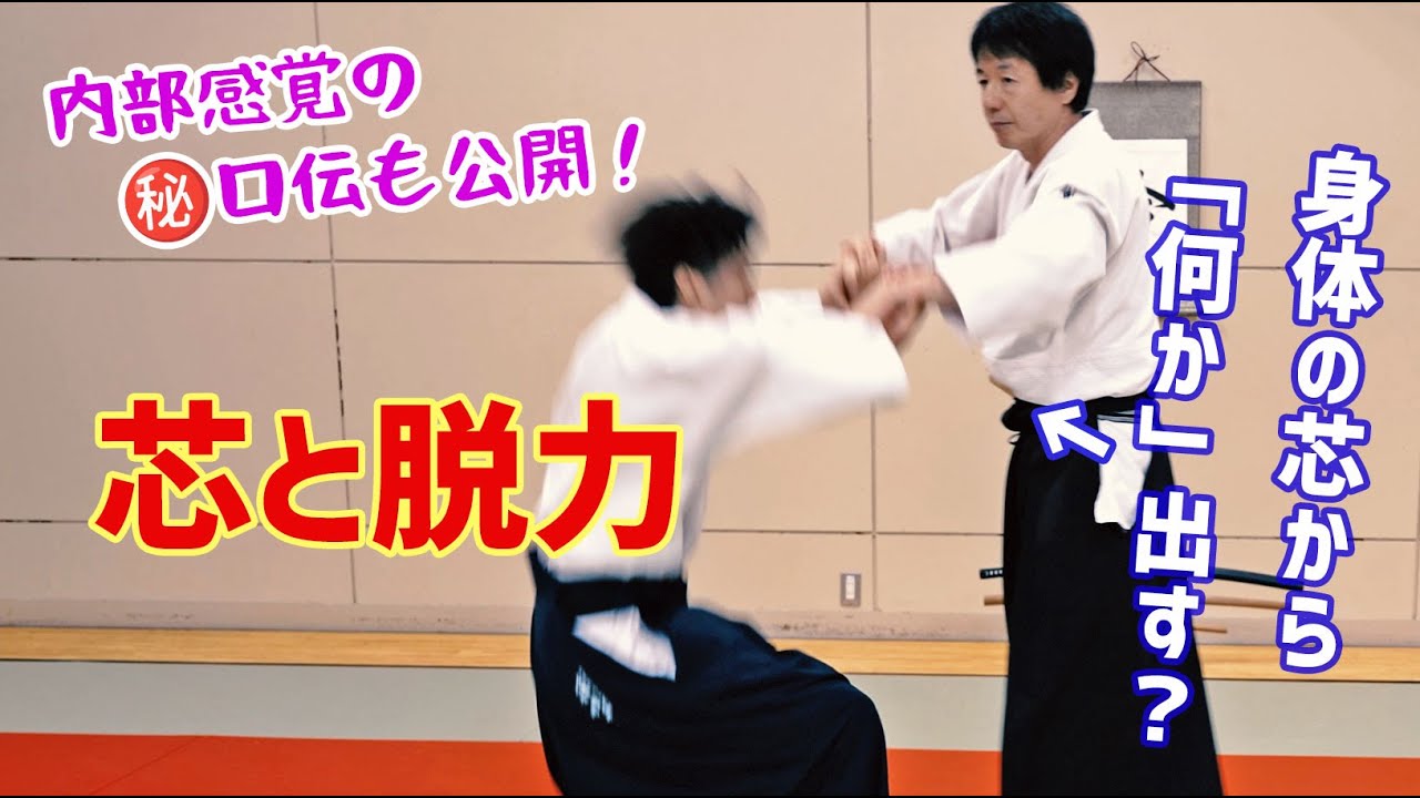 秘伝の内部感覚を公開！体の「芯」を操作する　扶桑会511 芯と脱力　大東流合氣柔術
