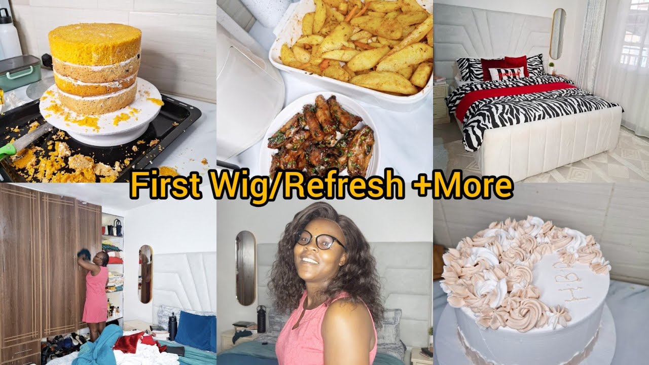 CLEAN WITH ME/BEDROOM REFRESH/MY FIRST WIG/BAKING