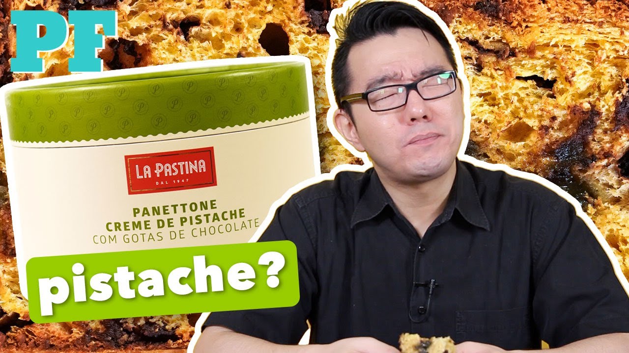 Panetone de PISTACHE da Riqueza e Chocolate Italiano da La Pastina!