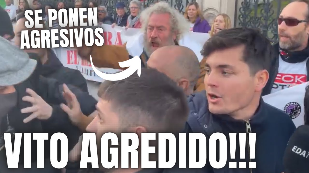 PODEMITAS AGREDEN a VITO QUILES por INTENTAR PREGUNTAR a IONE BELARRA 😱