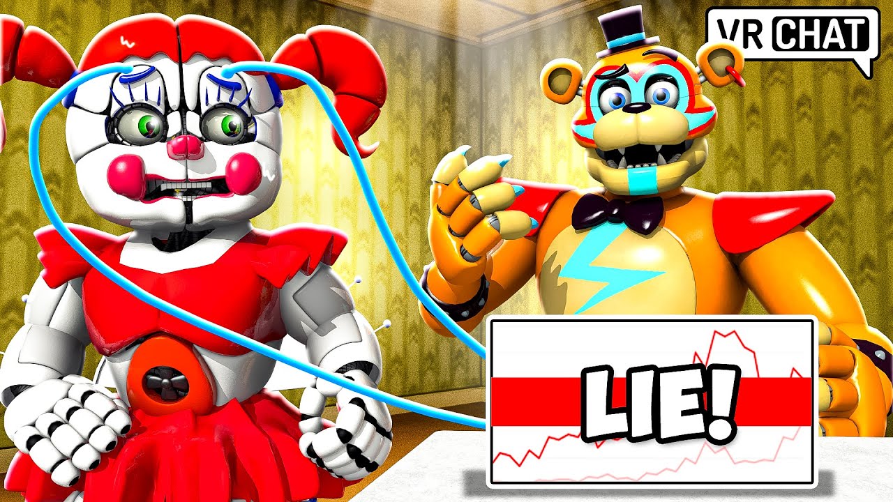 Using a LIE DETECTOR on CIRCUS BABY in VRCHAT