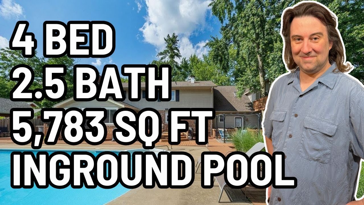 4 Bedroom 2.5 Bath 5,783 SqFt Inground Pool West Lafayette