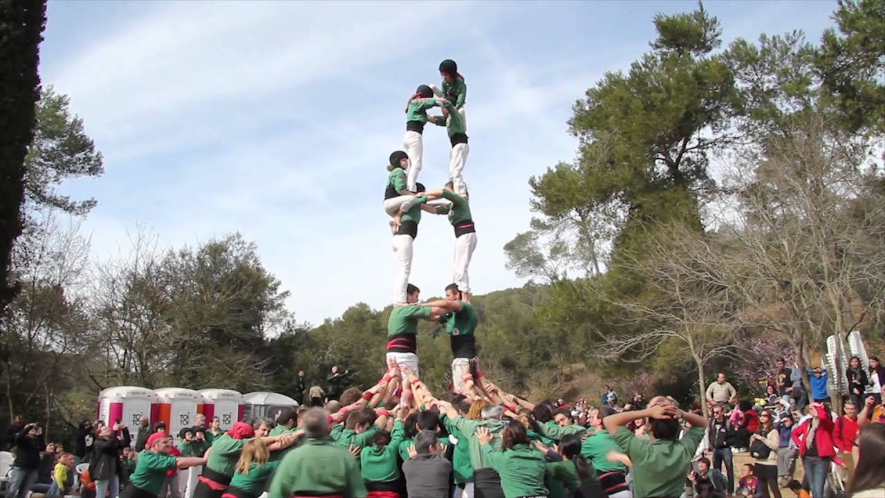 Castellers de Sant Cugat - Aplec de Sant Medir (03-03-13)