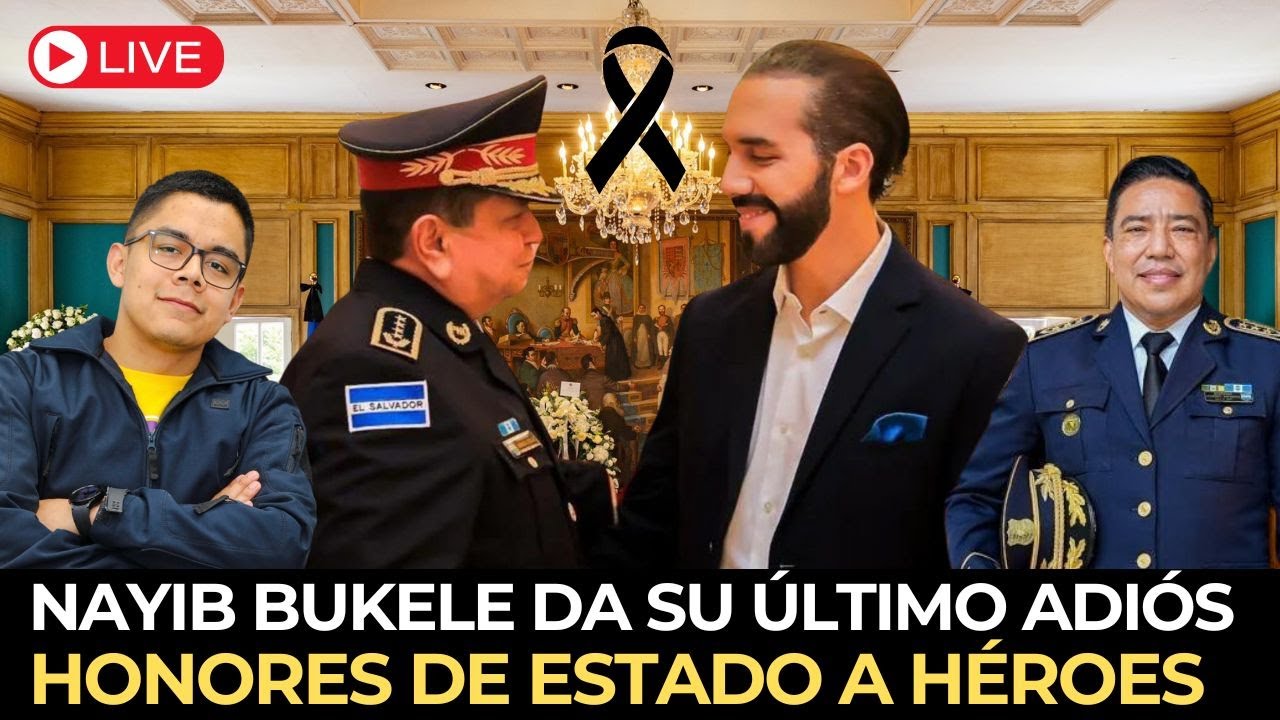 “EL ÚLTIMO ADIÓS A MAURICIO ARRIAZA CHICAS POR PARTE DEL PRESIDENTE BUKELE”