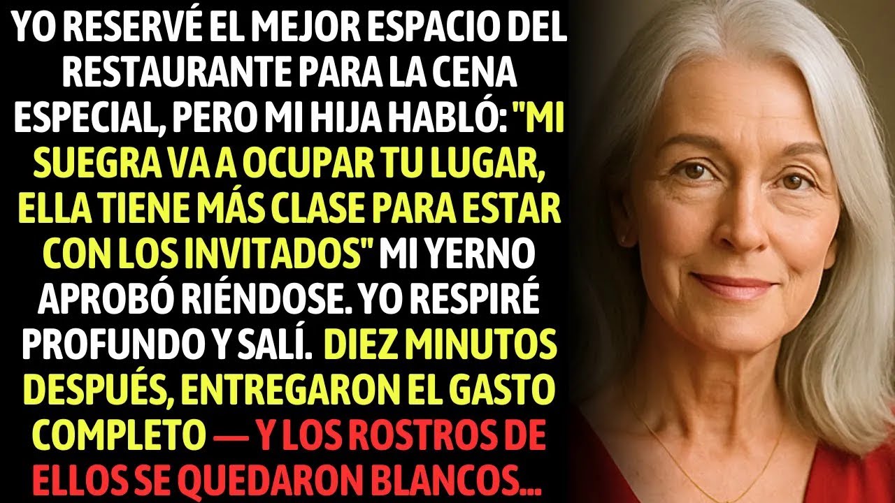 Mi Hija Dijo Mi Suegra Va A Quedarse En Tu Lugar En La Cena Pero Se Arrepintió Minutos Después
