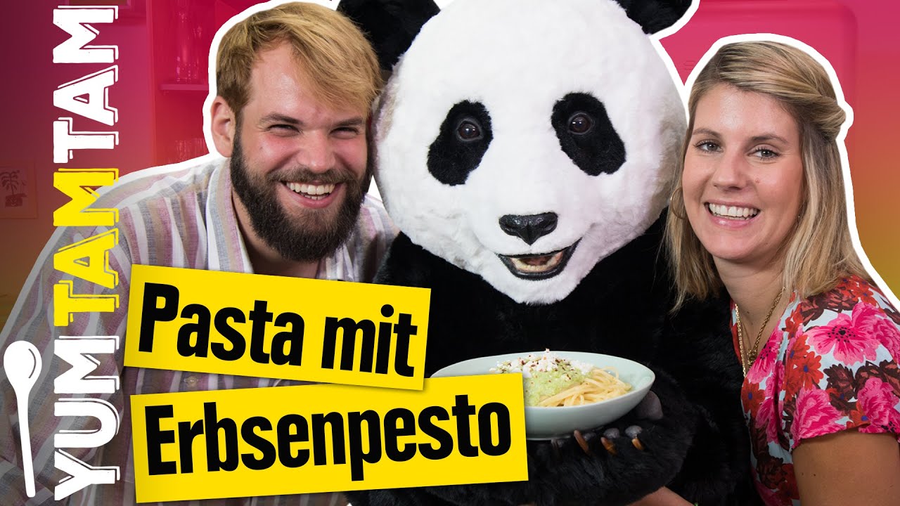 Spaghetti mit Erbsenpesto // Aufgebraucht #1 // #yumtamtam