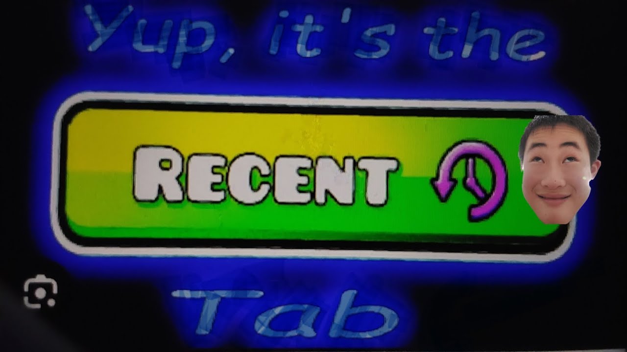 The geometry dash recent tab... #geometrydash #gd #gdcommunity #unfunny 