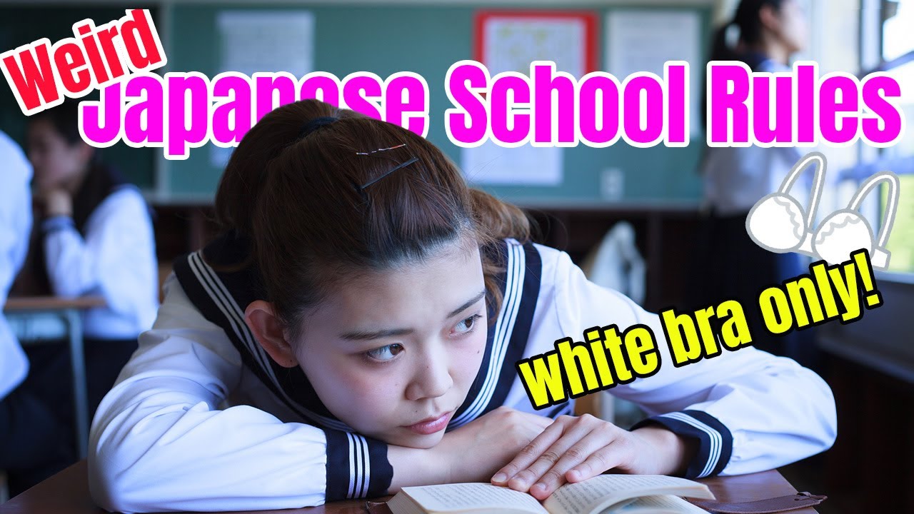3 Weird Japanese School Rules! White bra only, NO ponytail, NO winter-coats!