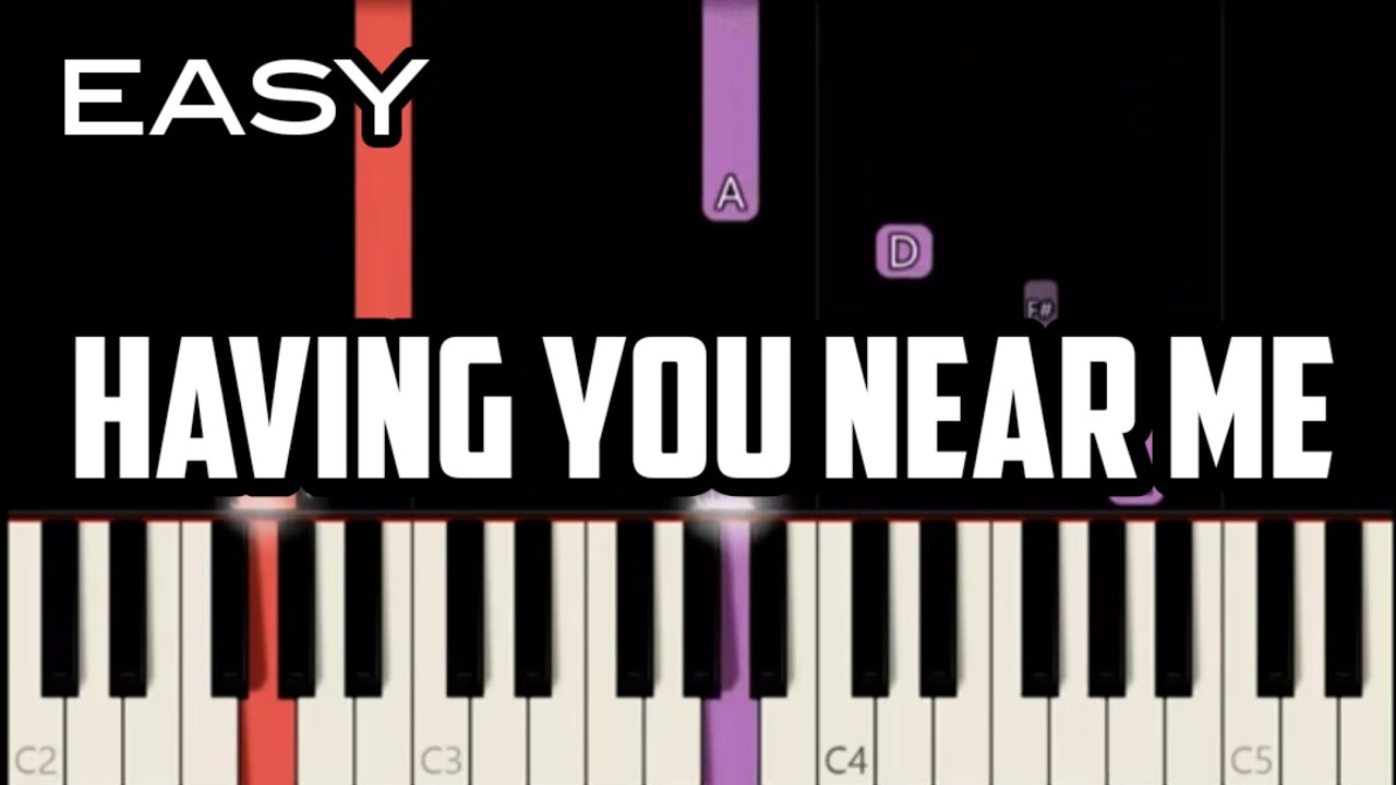 HAVING YOU NEAR ME - AIR SUPPLY | MEDIUM TUTORIAL