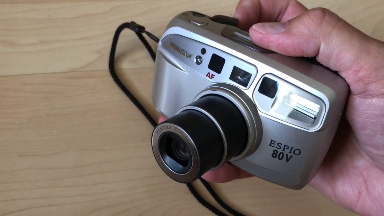 Pentax Espio film camera 80V compact 35mm photo shoot camera test from pre-digital period