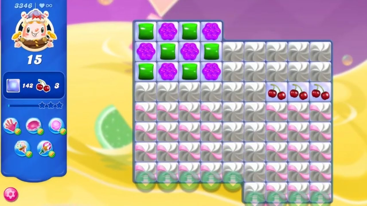 Candy Crush Saga LEVEL 3346 NO BOOSTERS (new version)🔄✅