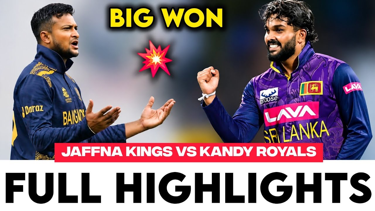 Jaffna Kings vs Kandy Royals LPL Match Highlights 2026 | JK Vs KR LPL Highlights 2026 