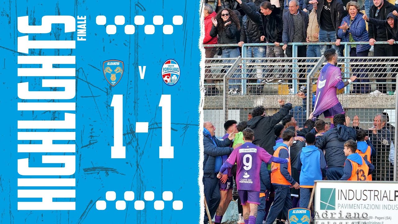 ⚽️ Albanova vs Pomigliano  1️⃣ - 1️⃣