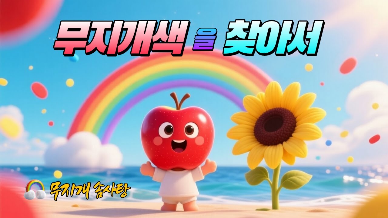 무지개색을 찾아서 | 무지개 솜사탕 #동요 #인기동요 #어린이노래