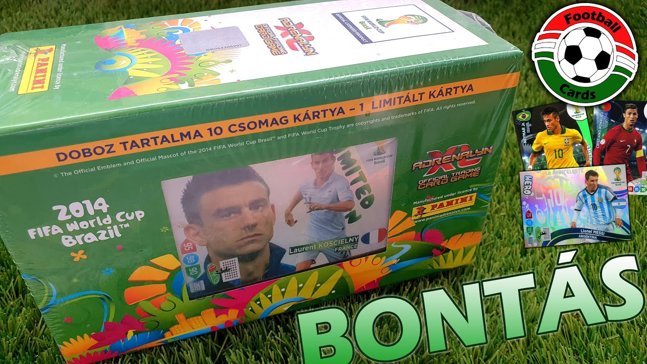 Panini Adrenalyn XL FIFA World Cup 2014 Nagy Ajándék Doboz | Bontás