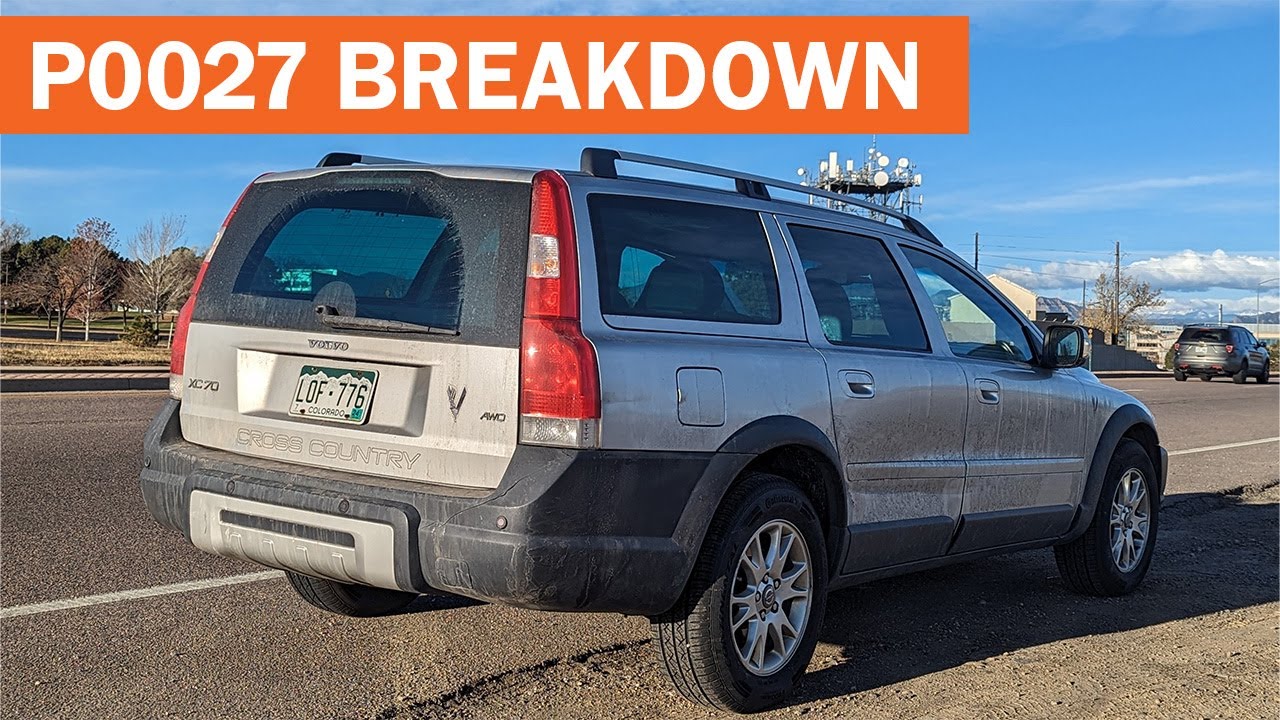 Dead Exhaust Cam Variable Valve Timing Solenoid Strands 2007 Volvo XC70 With A P0027 DTM CEL