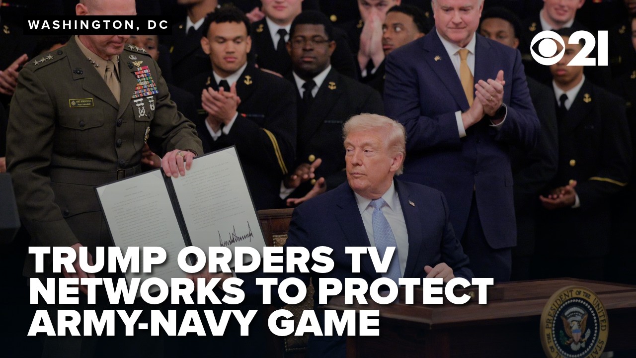 FULL: Trump orders networks to block other football games during Army-Navy game
