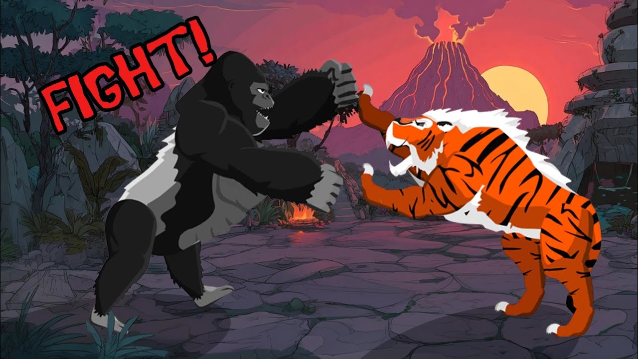 Gorilla Fights Jungle Animals HD Android Gameplay 2025
