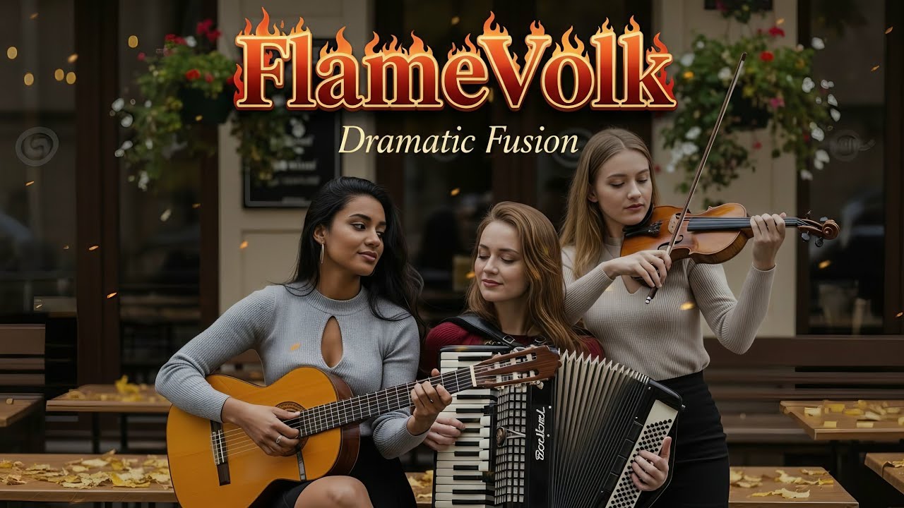 Dramatic Fusion Masterpiece | Flamenco Guitar, Accordion & Violin Unleashed
