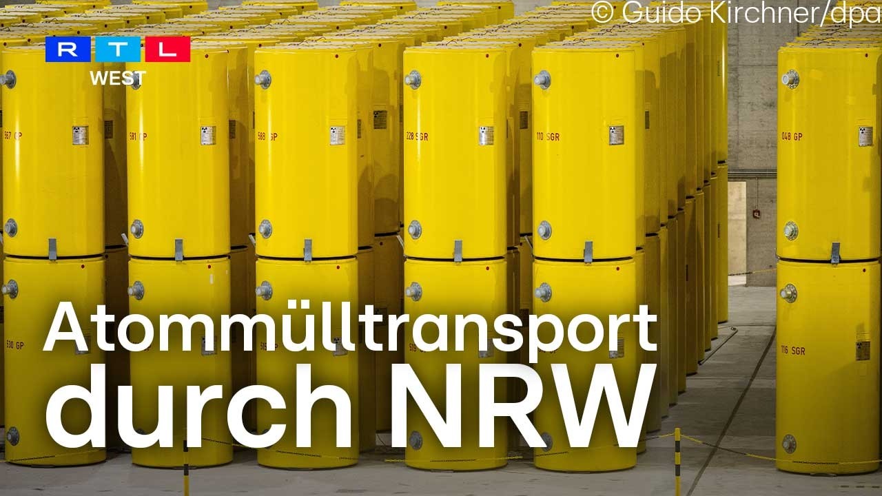 Castortransport durch in NRW &ndash; mit Atomm&uuml;ll von J&uuml;lich nach Ahaus stehen an | RTL WEST